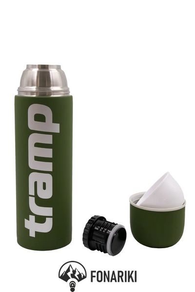 Термос Tramp Soft Touch 1.2 л зелений TRC-110-khaki