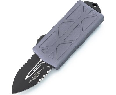 Нож Microtech Exocet Black Blade DS. Цвет: gray
