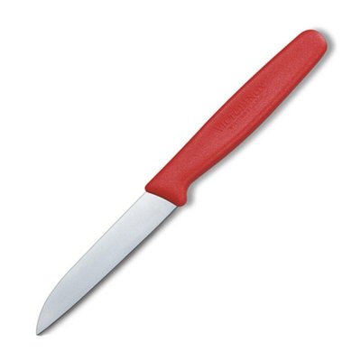 Нож кухонный Victorinox Paring для чистки 8 см красный (Vx50401)