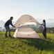 Палатка сверхлегкая двухместная с футпринтом Naturehike Сloud Up 2 Updated NH17T001-T, 20D, серая
