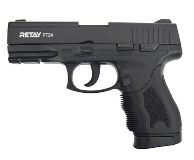Пистолет стартовый Retay PT24 калибр 9 мм. Цвет - black