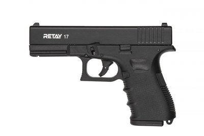 Пистолет стартовый Retay G17 калибр 9 мм. Цвет - black