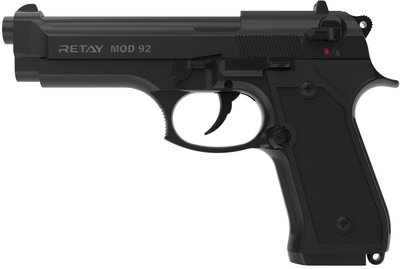 Пистолет стартовый Retay Mod92 калибр 9 мм. Цвет - black