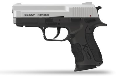 Пистолет стартовый Retay XTreme калибр 9 мм. Цвет - chrome