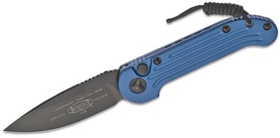 Нож Microtech Ludt Black Blade. Цвет: blue