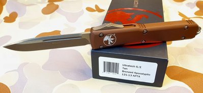 Ніж Microtech Ultratech Drop Point Apocalyptic Bronze