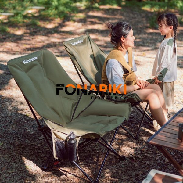 Стул складной Naturehike CNK2450JJ020, оливковый зеленый