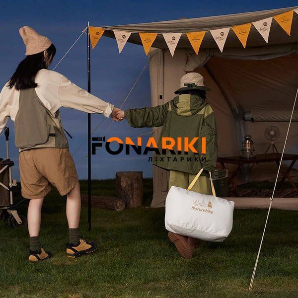 Дитячий спальник літній-рання весна з капюшоном Naturehike B180 CNH22SD001 бежевий