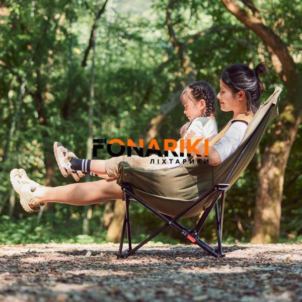 Стул складной Naturehike CNK2450JJ020, оливковый зеленый