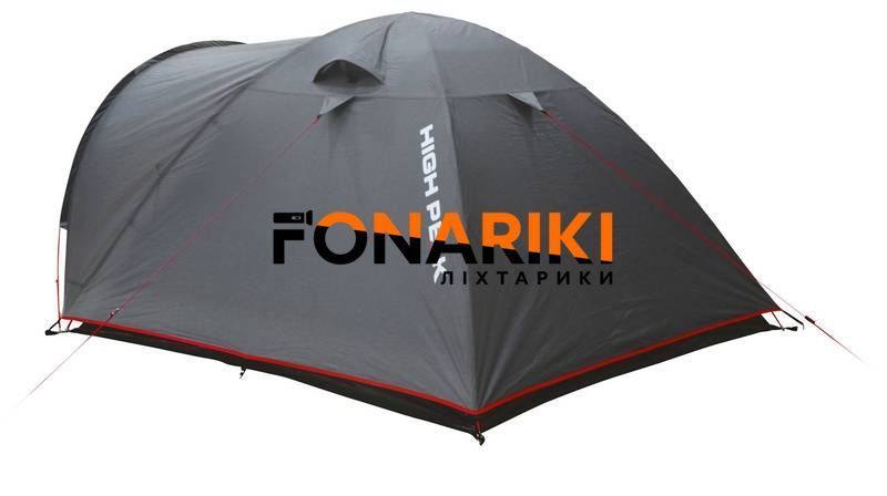 Намет тримісний High Peak Nevada 3 Dark Grey/Red (10202)