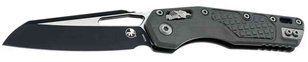 Нож Microtech MSI Black Blade Frag Aluminium Natural Clear