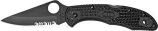 Ніж Spyderco Delica4 Black Blade