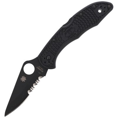Нож Spyderco Delica4 Black Blade