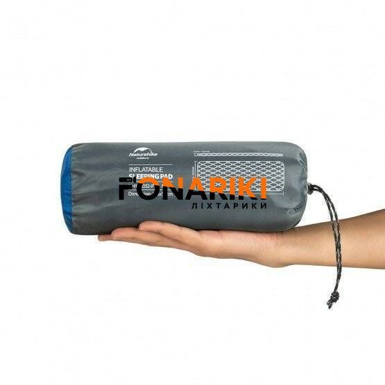 Надувной коврик Naturehike FC-10 NH19Z032-P, 65 мм, голубой
