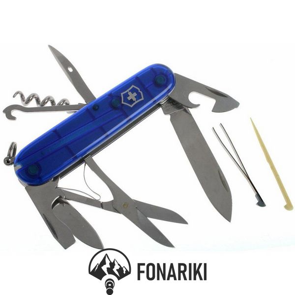 Нож Victorinox Swiss Army Climber 1.3703.T2 синий