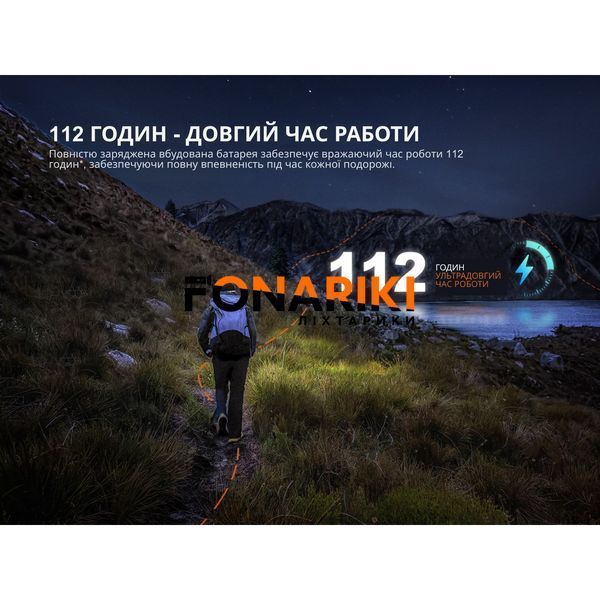 Ліхтар налобний Fenix HL12R V2.0 фіолетовий