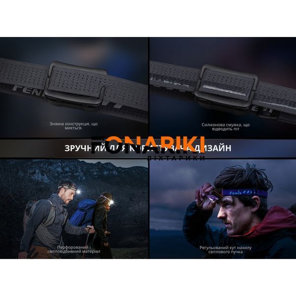 Ліхтар налобний Fenix HL12R V2.0 фіолетовий
