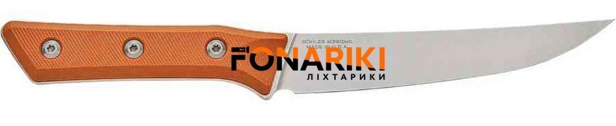 Нож кухонный Microtech Boning Knife Stonewash G10 Ember Orange