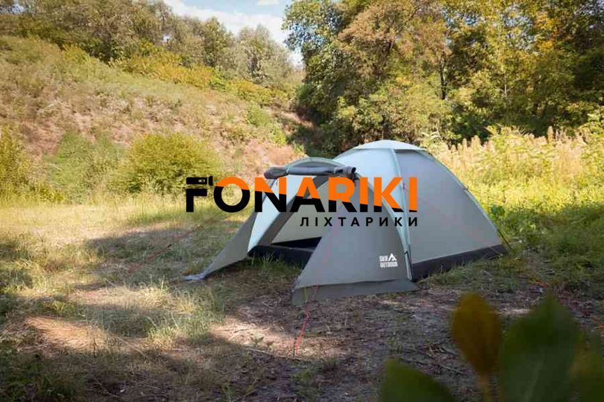 Намет 3-містний для кемпінгу Skif Outdoor Alta 3 Green