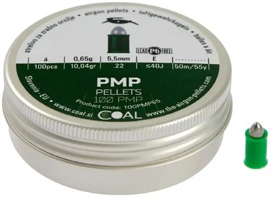 Пульки пневматические Coal PMP кал. 5.5 мм 0.65 г 100 шт/уп