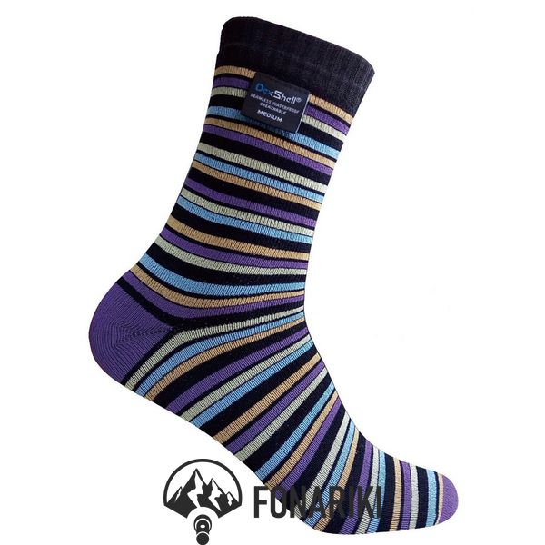 Водонепроникні шкарпетки Dexshell Ultra Flex Socks Stripe XL в смужку