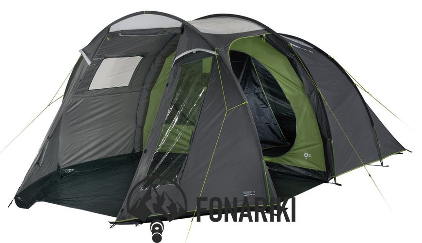 Палатка пятиместная High Peak Ancona 5.0 Light Grey/Dark Grey/Green (10249)