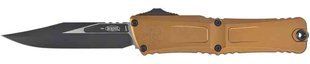 Ніж Microtech Combat Troodon GEN III Bowie Black Blade Tan