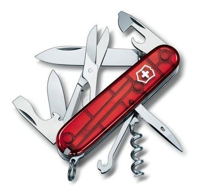 Нож Victorinox Swiss Army Climber 1.3703.T красный