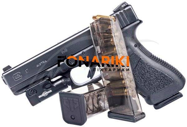 Магазин ETS для Glock 9 мм Ємність - 17 патронів  Прозорий