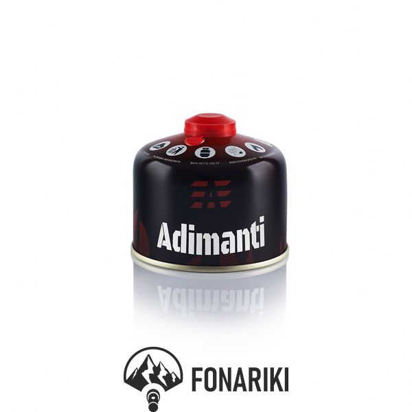 Баллон газовый Adimanti, 230 гр, с резьбовым соединением