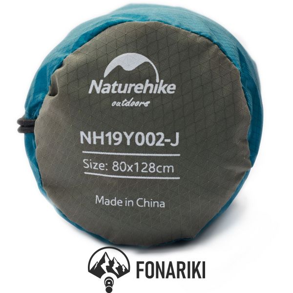 Рушник Naturehike MJ02 Ultralight NH19Y002-J, 120 см х 80 см, смарагдовий