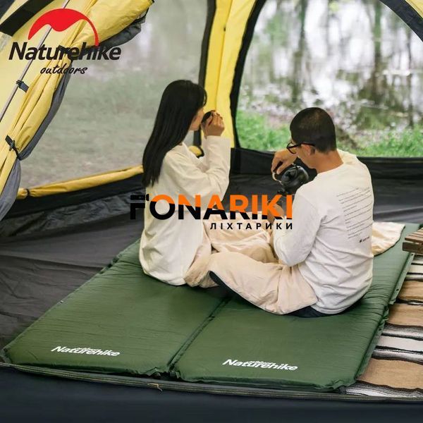 Матрас самонадувающийся 5 см Naturehike NH20DZ003, темно-серый