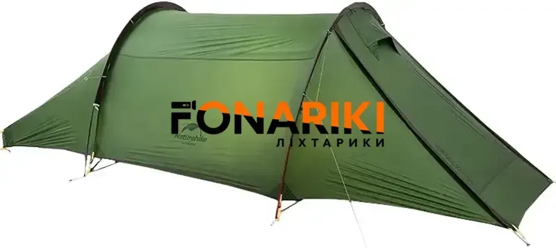 Палатка Naturehike Cloud Tunnel 2 NH20ZP006 ц:dark green