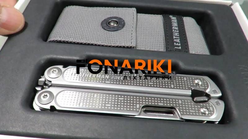 Мультиінструмент Leatherman Free P4, синтетичний чохол, картонна коробка