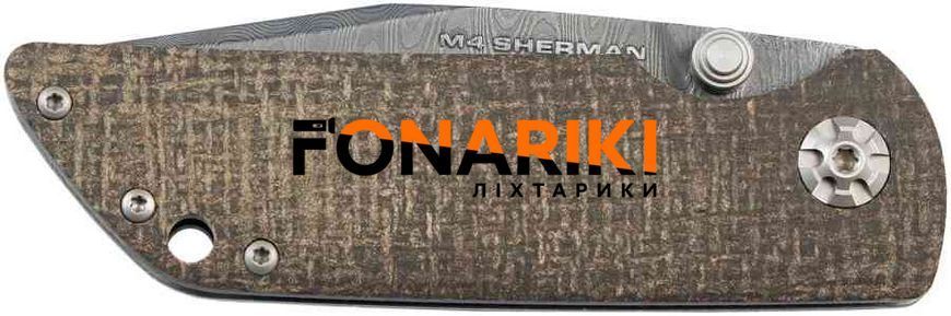 Ніж Boker M4 Sherman Damascus