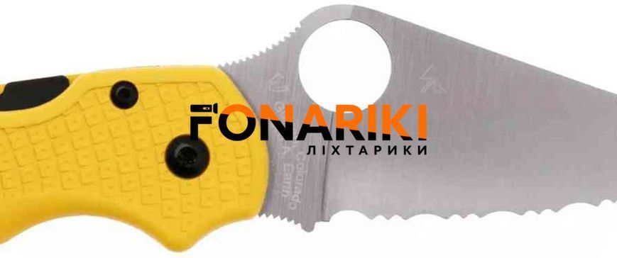 Ніж Spyderco Para 3 Lightweight Serrated MagnaCut Yellow