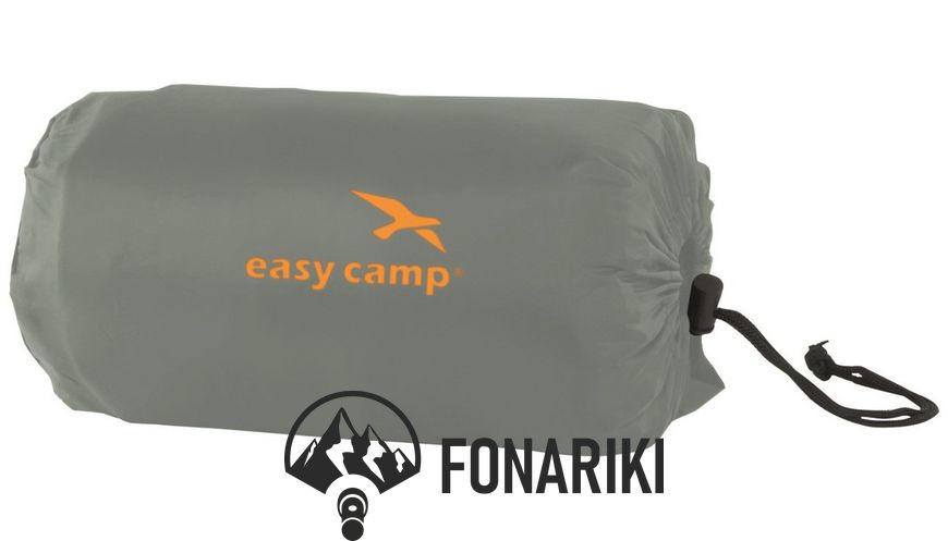 Коврик самонадувающийся Easy Camp Self-inflating Siesta Mat Single 5 cm Grey (300062)