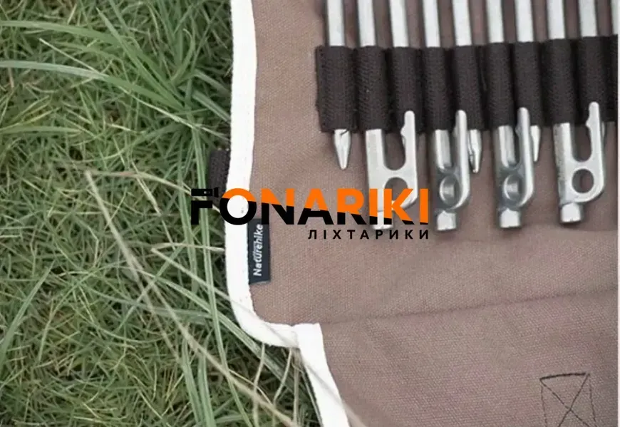 Органайзер Naturehike NH20PJ093 для кілочків 20 шт Brown