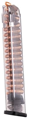Магазин ETS для Glock 9 мм Емкость - 30 патронов Прозрачный