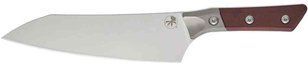 Нож кухонный Microtech Chef&rsquo;s Knife Stonewash Titanium Bolster G-10 Black Cherry