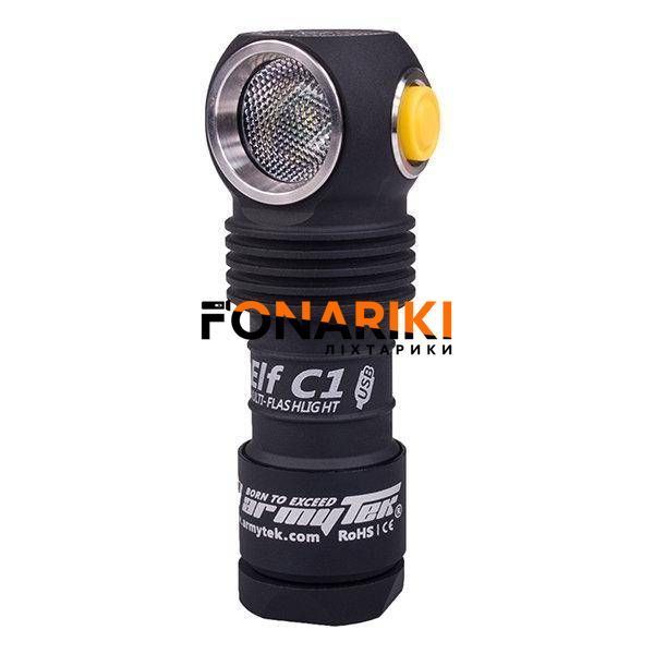 Налобный фонарь Armytek Elf C1 USB + 18350 / XP-L (Warm)