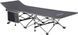 Розкладачка KingCamp Folding Deluxe Camping Bed. Mid Grey