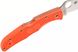 Нож Spyderco Endura4 Flat Ground. Цвет: оранжевый