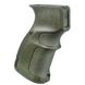 Рукоятка пистолетная FAB Defense AG для АК 74/Caйги. Цвет - оливковый