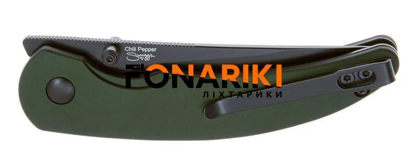 Ніж Kizer Chili Pepper 3V Aluminum Green