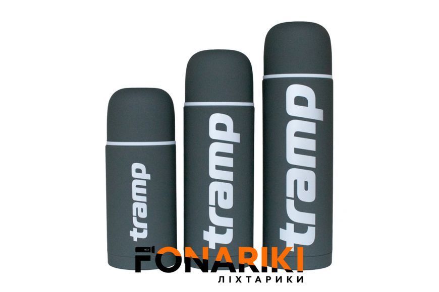Термос Tramp Soft Touch 1.2 л зелёный TRC-110-khaki