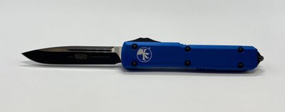 Нож Microtech Ultratech Drop Point Black Blade Ц: синий