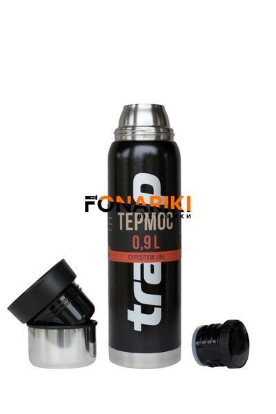 Термос Tramp Expedition Line 0,9 л чёрный TRC-027-black