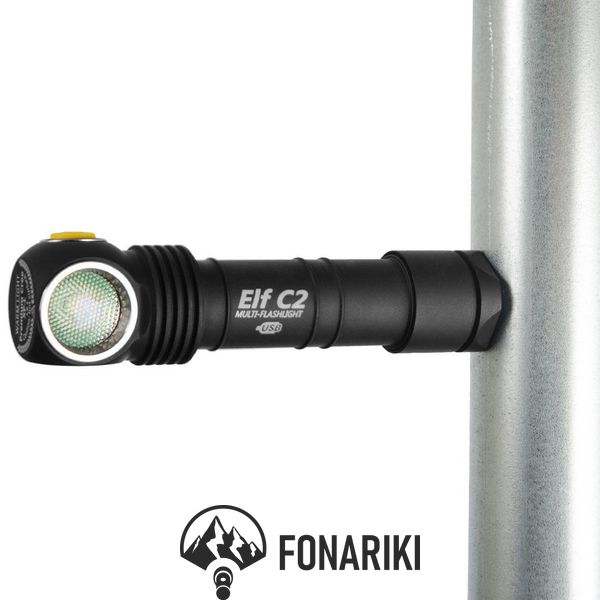 Налобный фонарь Armytek Elf C2 USB + 18650 3200 mAh / XP-L