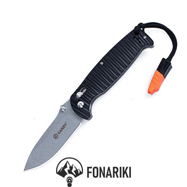 Нож складной Ganzo G7412P-BK-WS черный